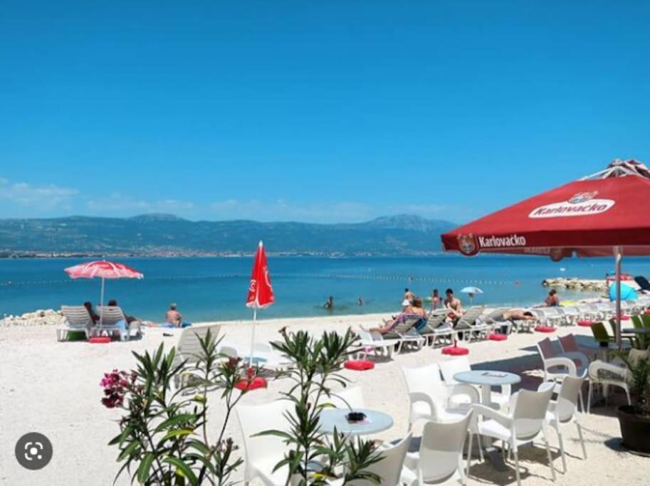 Luxury Villa Lana Apt, Seaview Terrace, Large Outdoor Space, Bbq Trogir Zewnętrze zdjęcie
